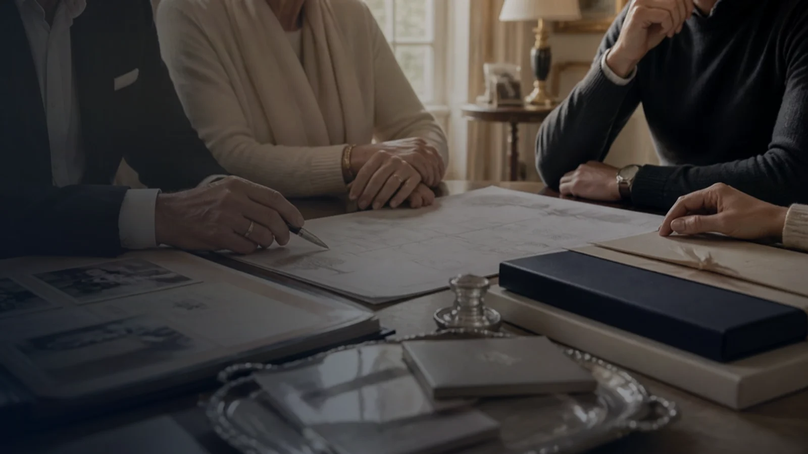 Échange familial autour d’une stratégie de donation-partage
