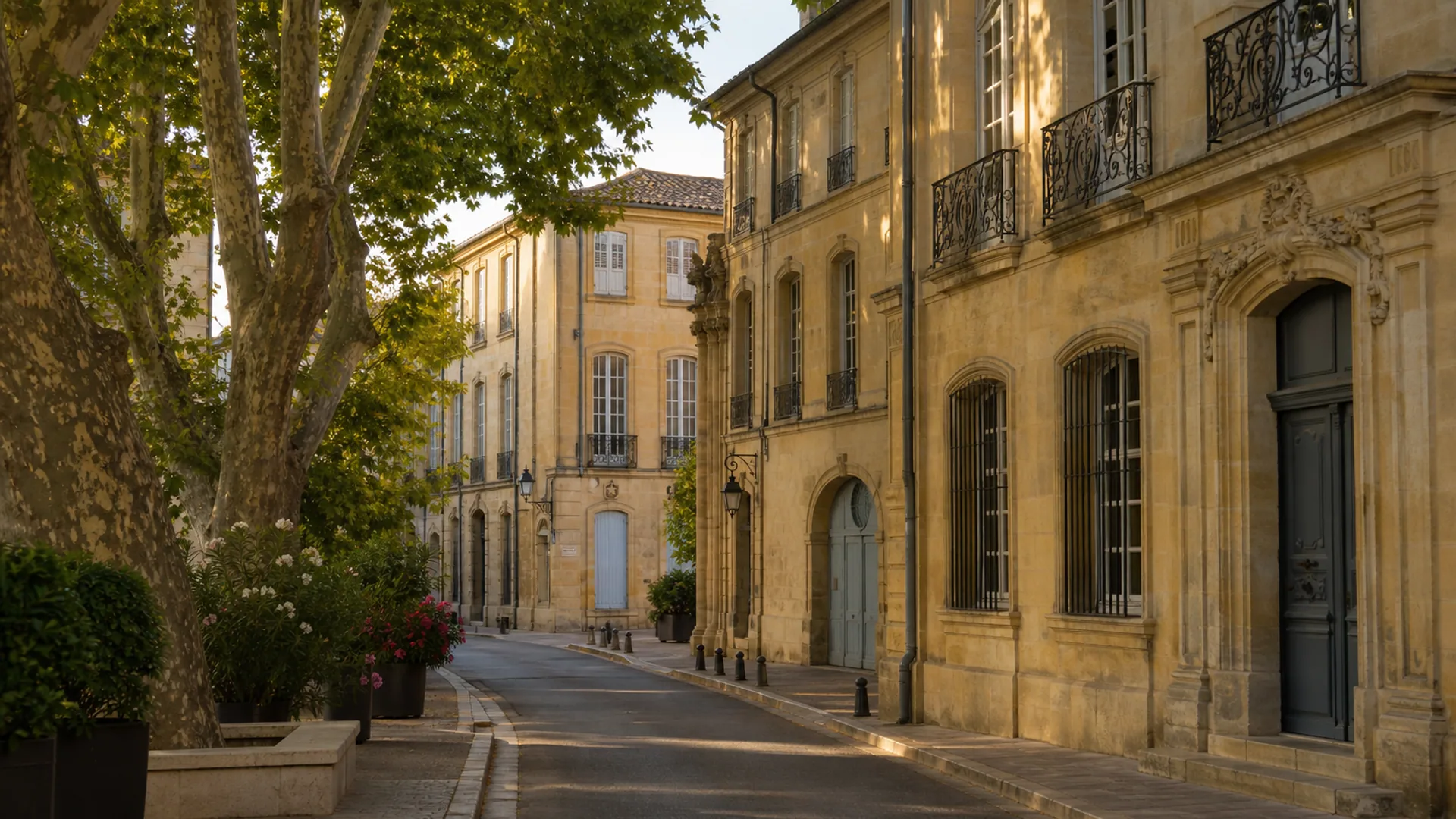 Vue patrimoniale premium de Aix-en-Provence