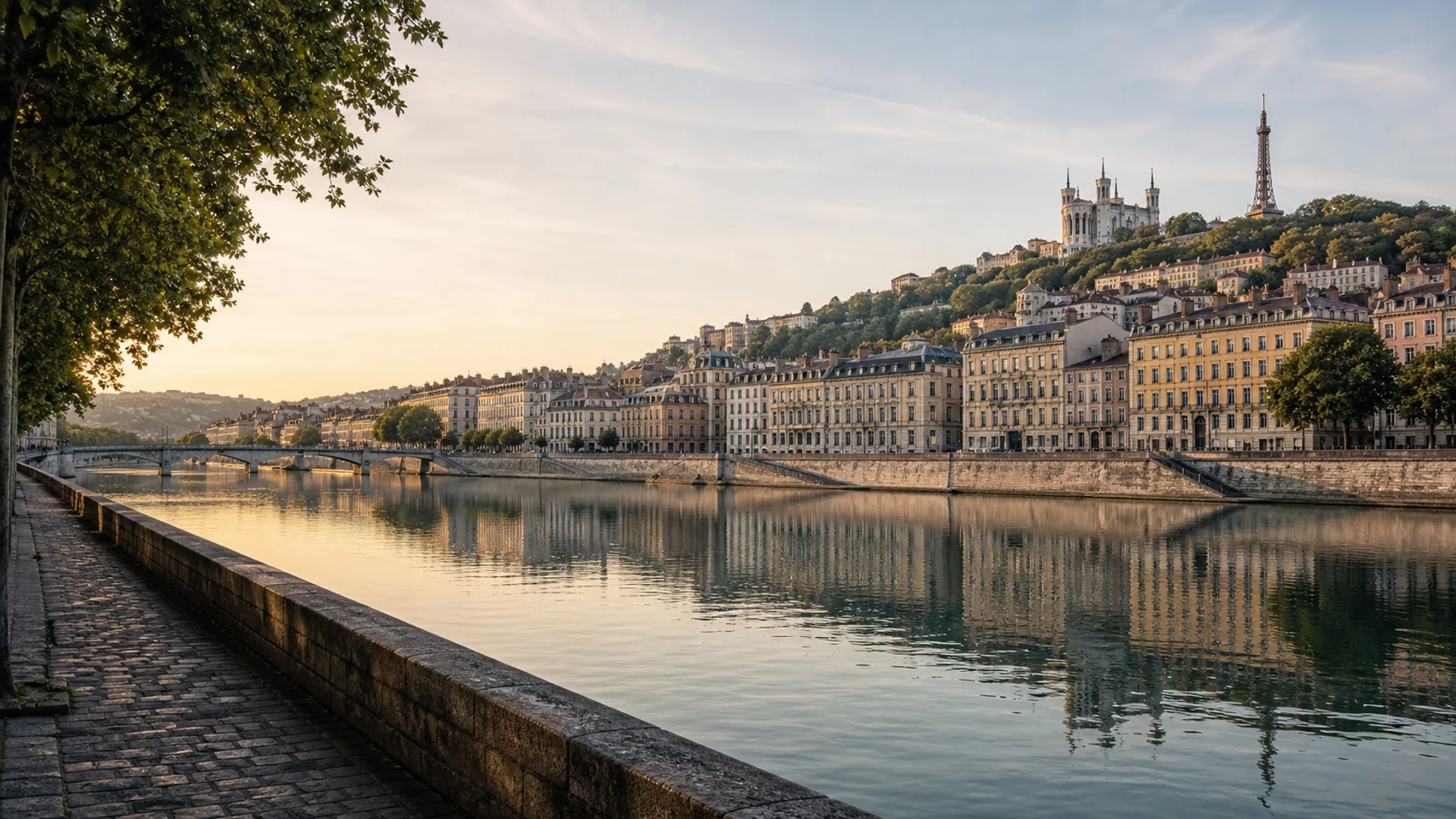 Vue patrimoniale premium de Lyon