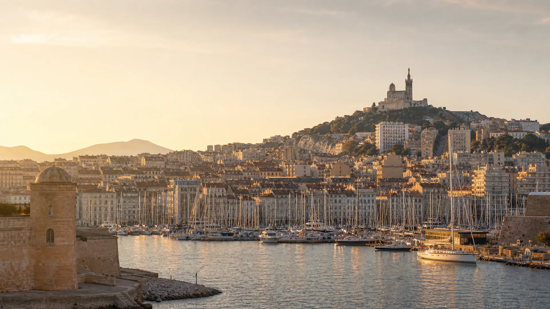 Vue patrimoniale premium de Marseille