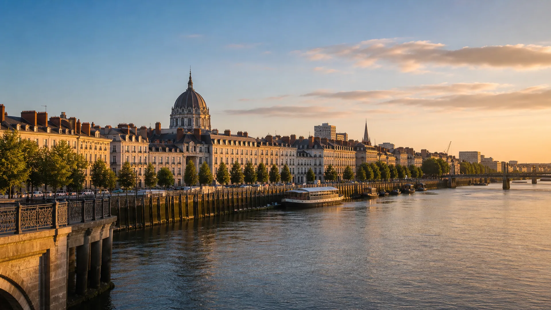 Vue patrimoniale premium de Nantes