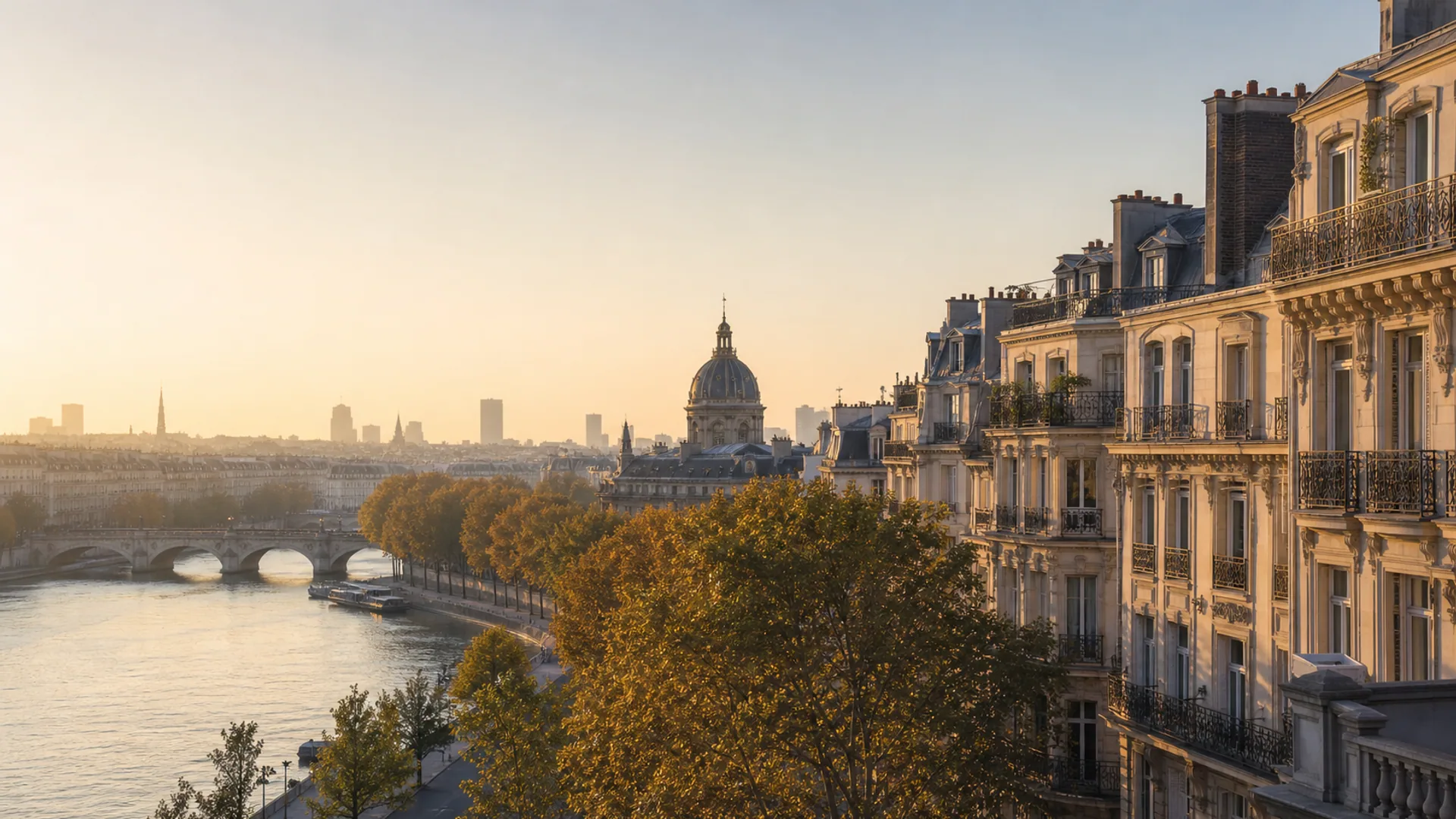 Vue patrimoniale premium de Paris