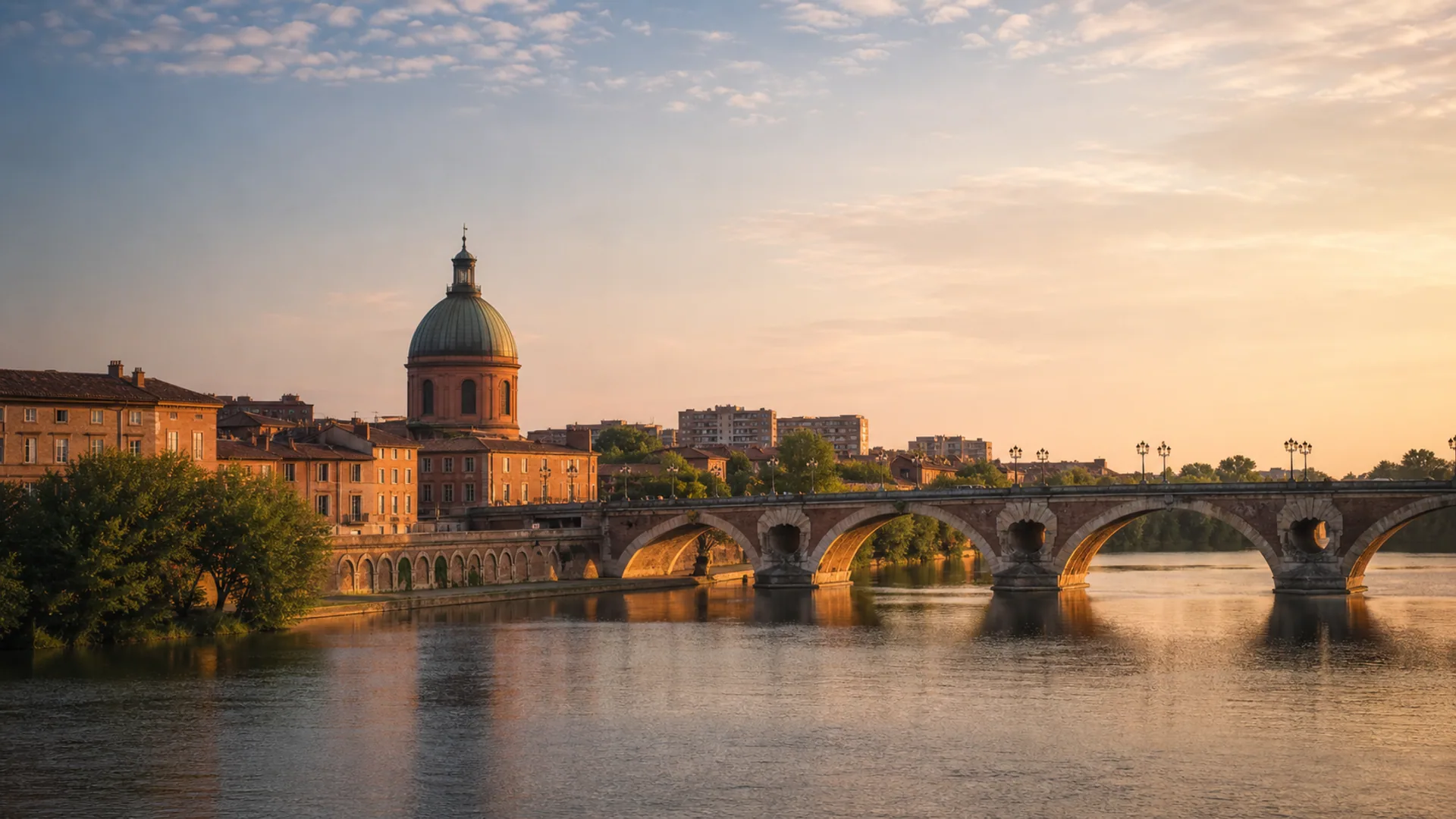 Vue patrimoniale premium de Toulouse